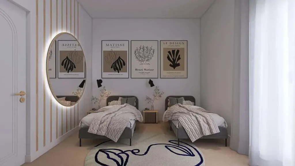 Chambres - Newly Constructed Apartment with Balcony in Ancona