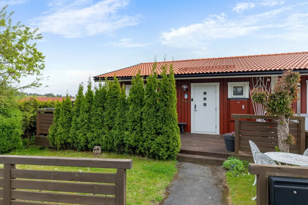 Jardin - Gable-Tudor House with Garden in Söderby
