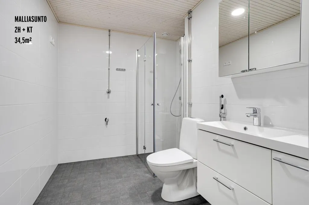 Salles de bain - Modern Flat with Balcony in Espoo Olari