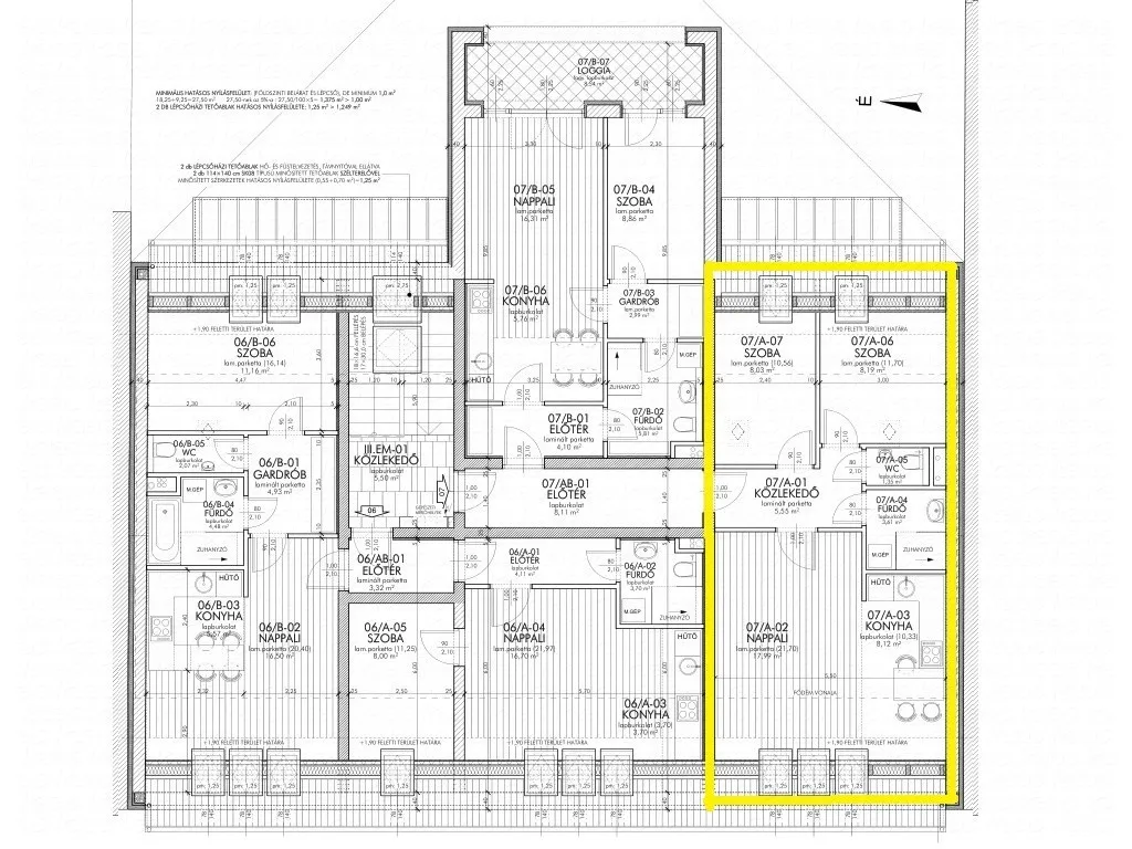 Planimetria - Newly Built Apartment with Panoramic View in Szeged