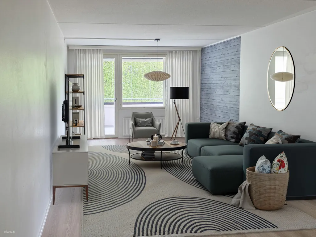 Séjour - Spacious Apartment with Balcony in Kannisto, Kerava