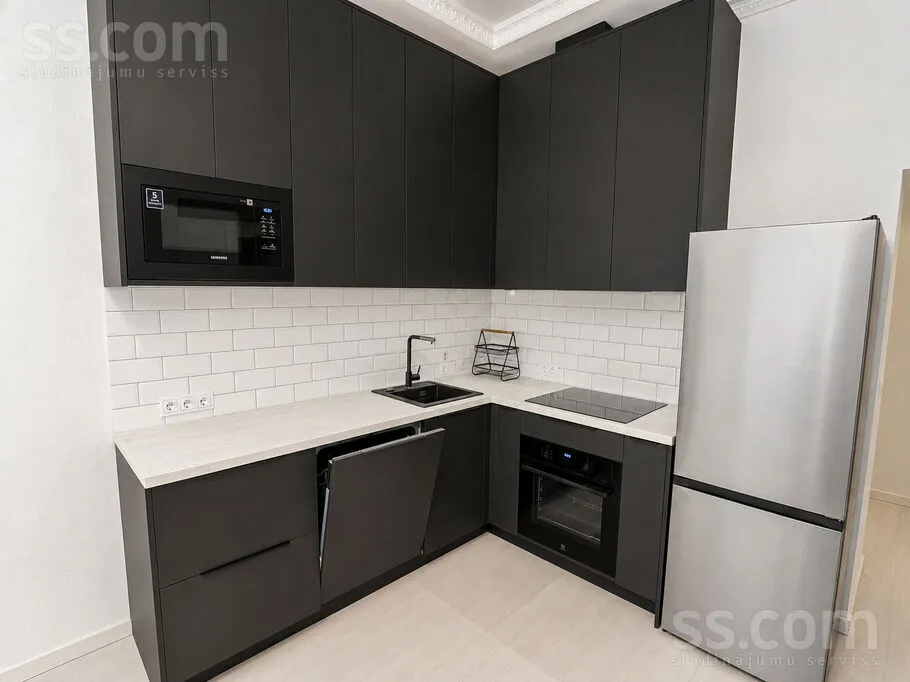 Cuisine - 4-Bedroom Flat with Terrace in Riga Centre