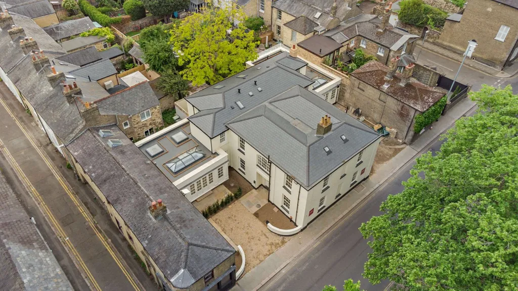 Vue aérienne - Maison 4 chambres à Cambridge