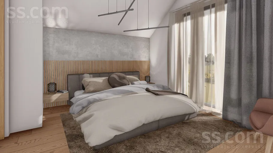 Scandinavian Style Duplex House in Mārupe