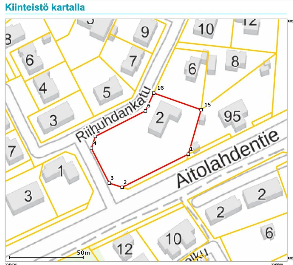 Developable Plot with House in Linnainmaa
