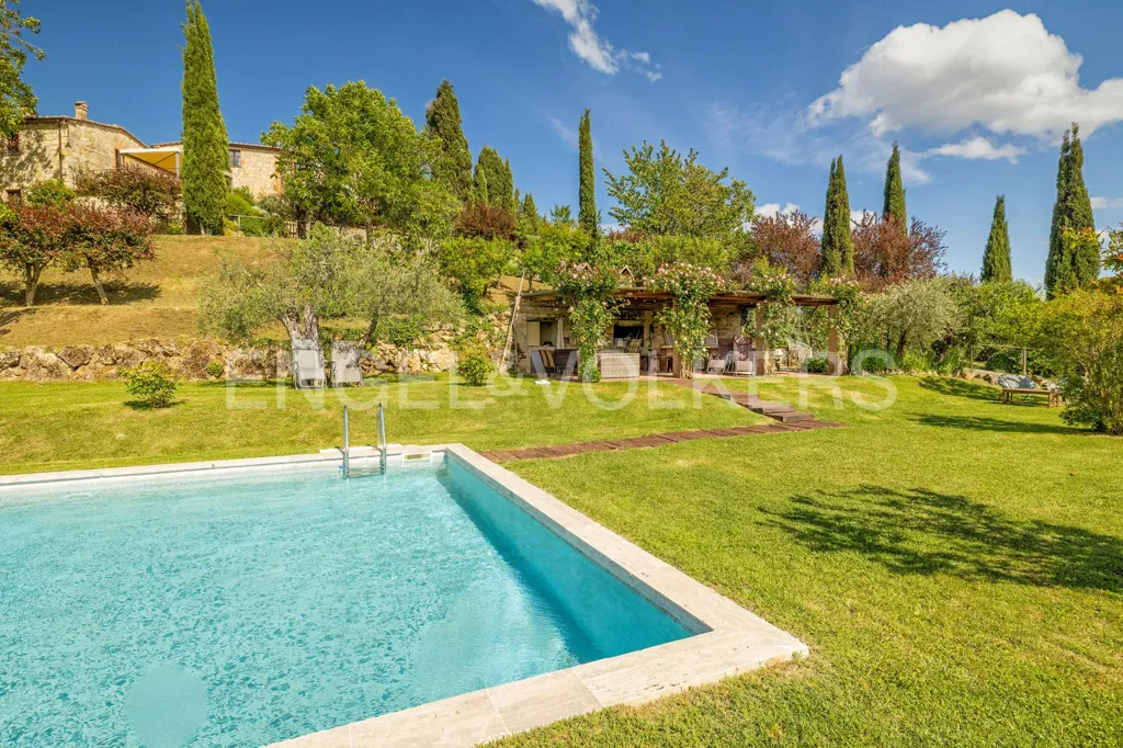 Bassein - Rural Complex with Pool in Val d'Orcia