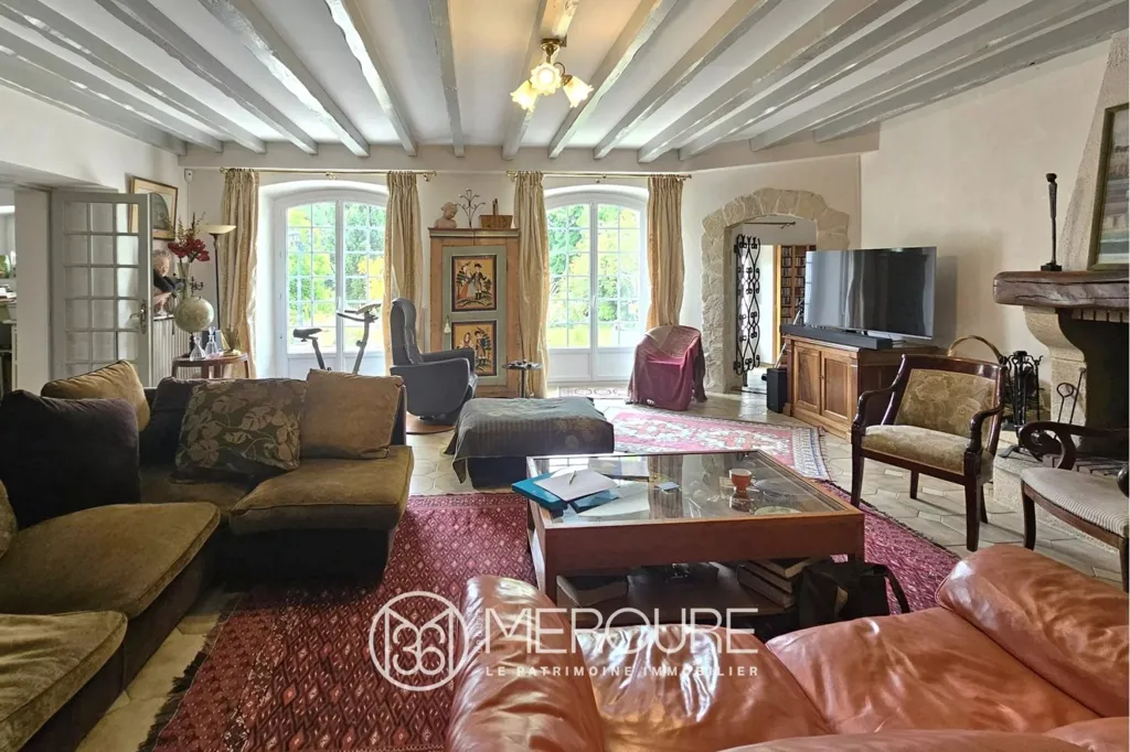 Living Room - Rural Property with Pool in Lauragais