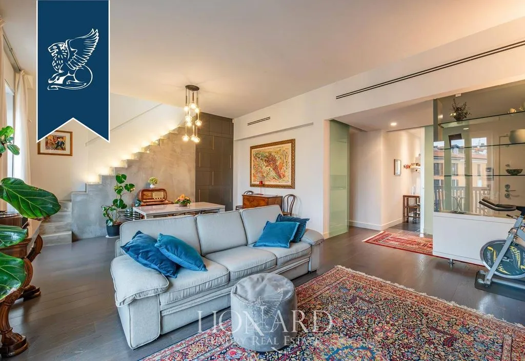 Séjour - Luxury Duplex Flat with City Views in Milan