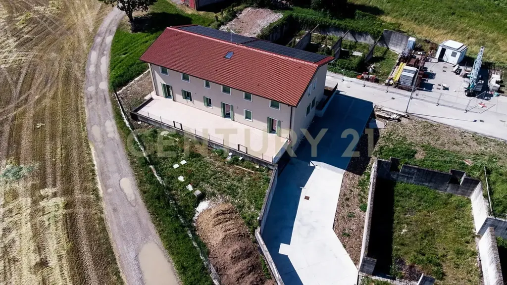 Aerial - New Ground-Floor Flat with Garden in Zevio