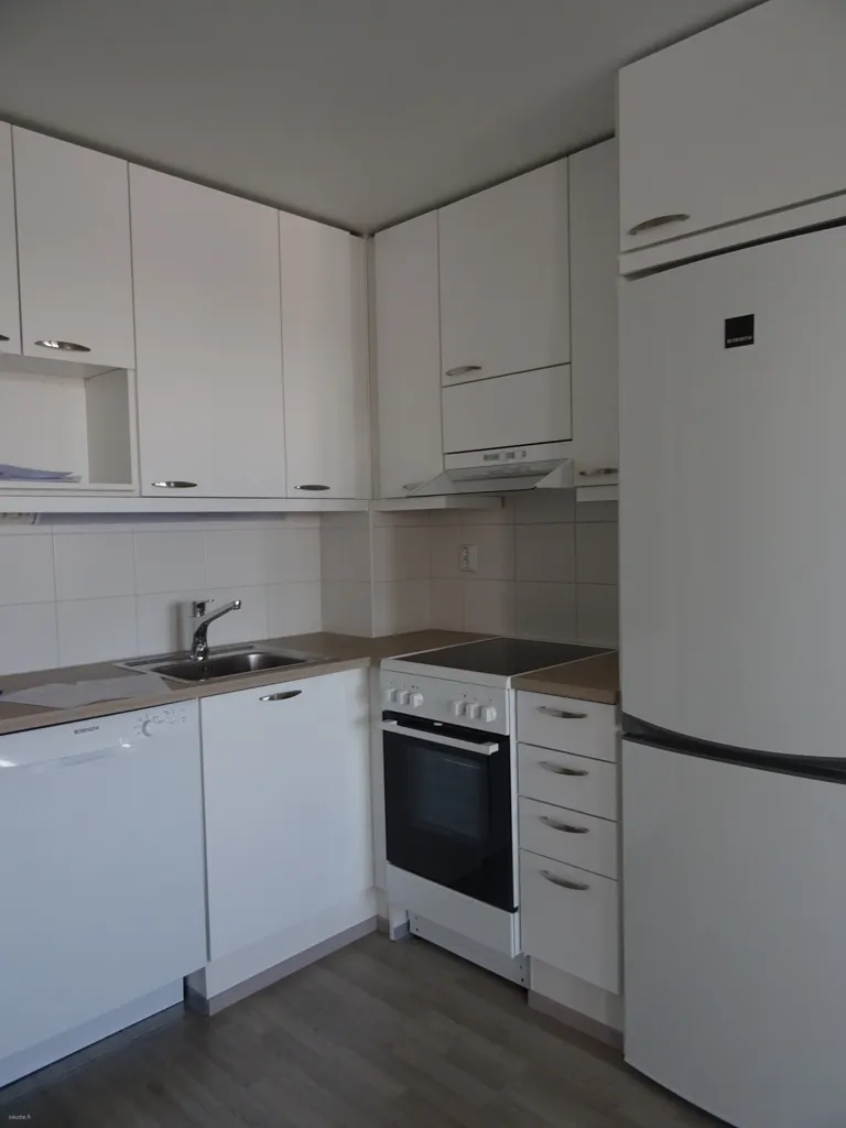 Köök - Apartment with Balcony in Ritaharju, Oulu