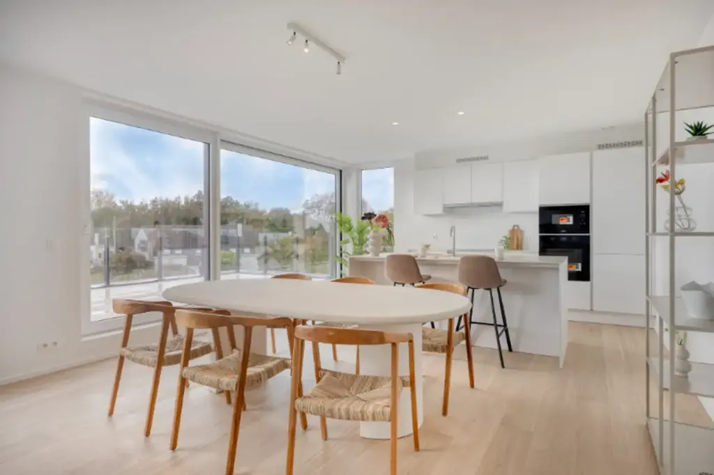 Dining Room - Apartment with Private Terrace in Denderleeuw