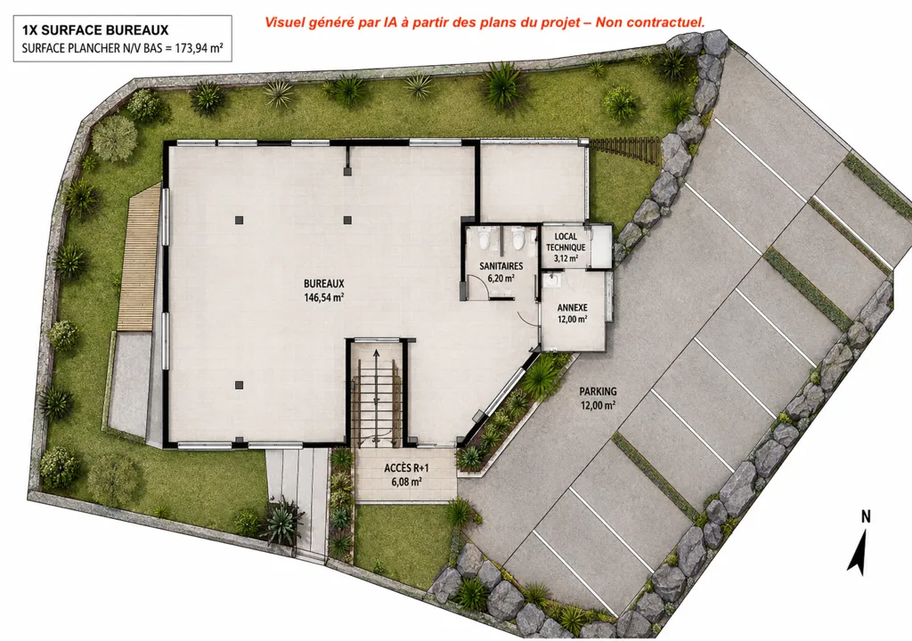 Plaan - New Mixed-Use Property in Étang-Salé