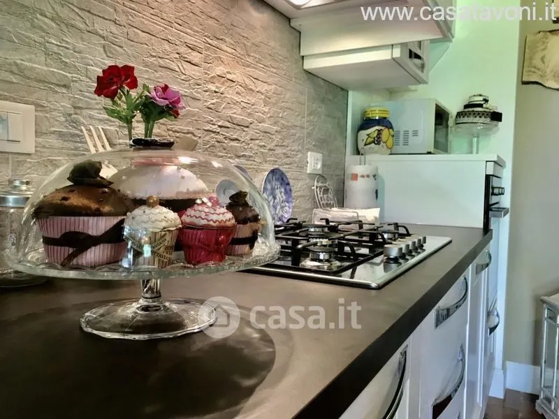 Köök - Semi-Independent Villa with Garden in Ancona