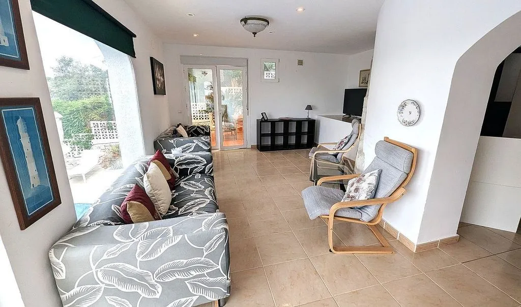 Séjour - Chalet with Sea View and Pool in Jávea