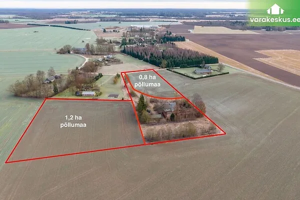 Vue aérienne - Terrain à Põltsamaa vald