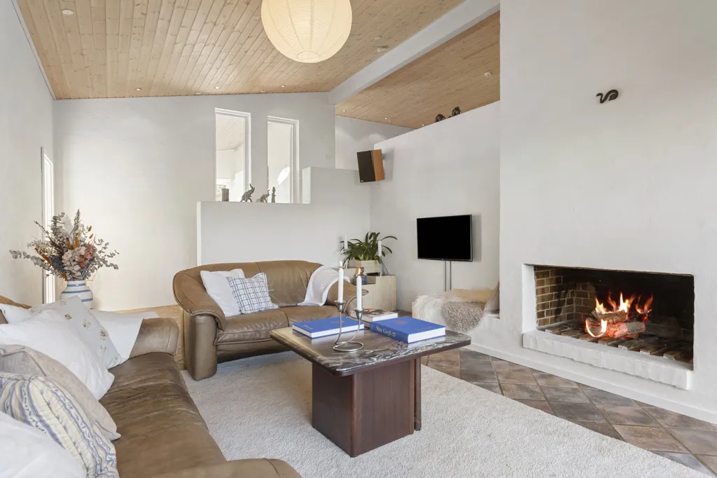 Séjour - Architect-designed Villa with Garden in Ravnshøj