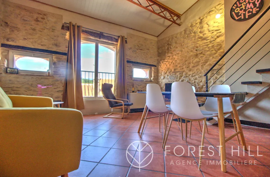 Söögituba - Stone Loft with Mezzanine in Céret Centre