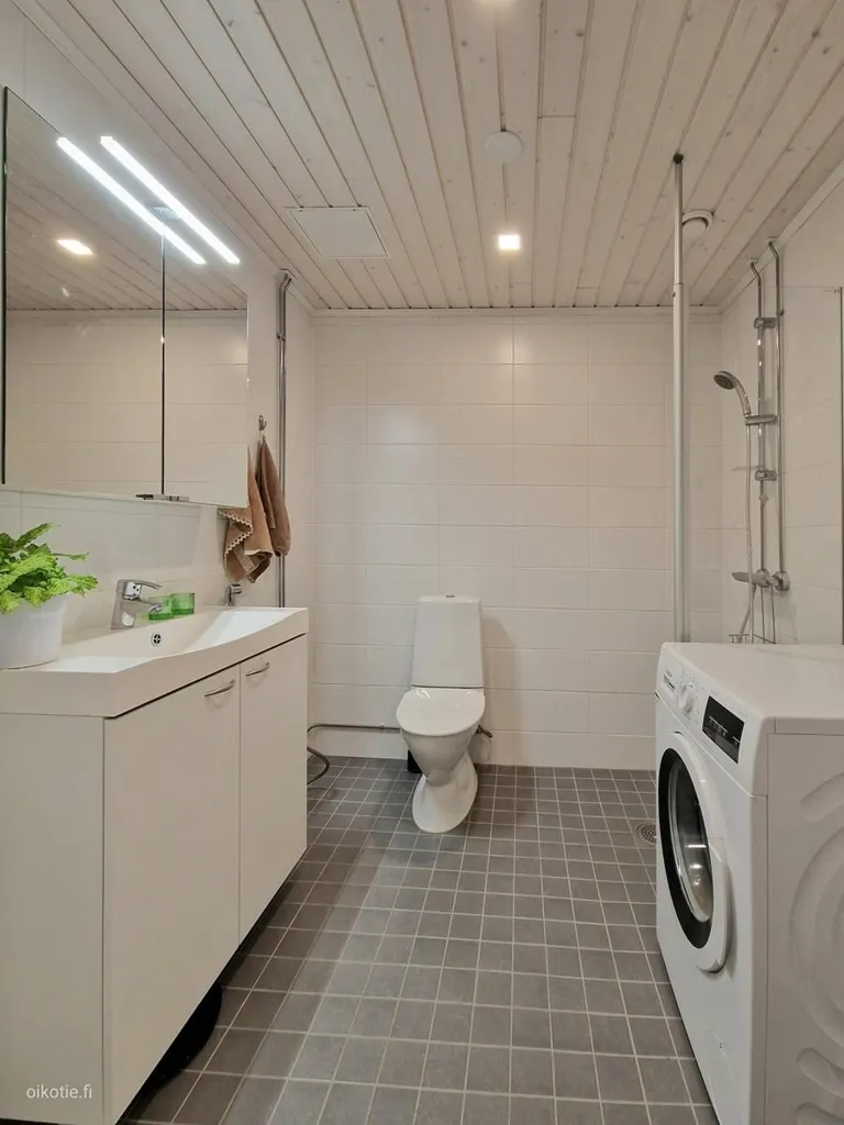 Vannitoad - Renovated Studio with Saimaa View in Kahilanniemi