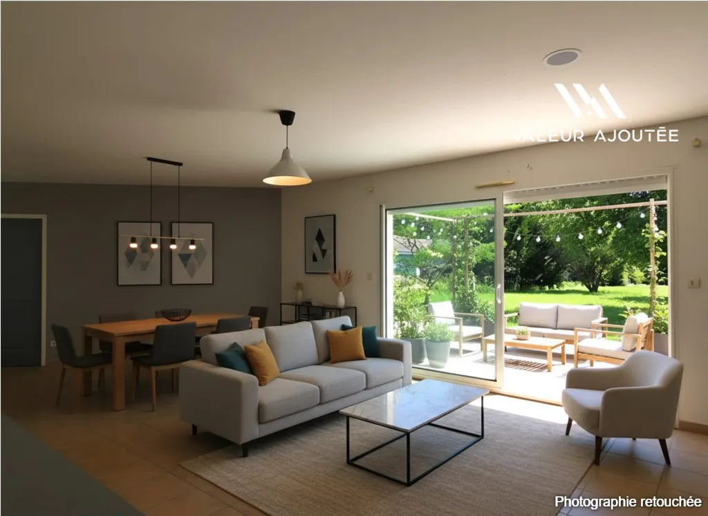 Soggiorno - Bright House with Garden in Laruscade