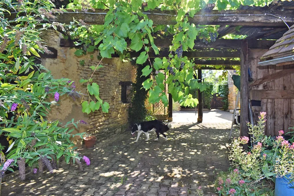 Garden - Stone Farmhouse with Multiple Buildings in Saint Genies