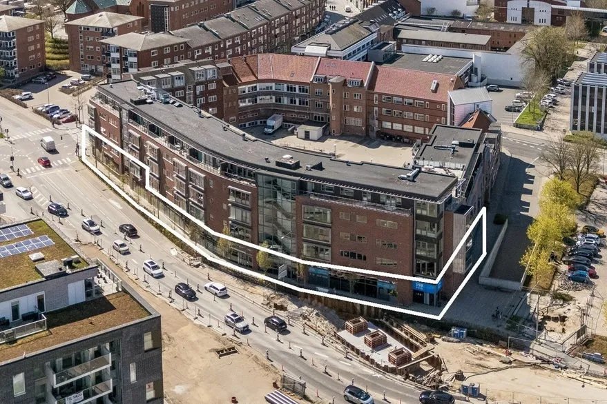 Õhuvaade - 7 Commercial Flats with Central Location in Silkeborg
