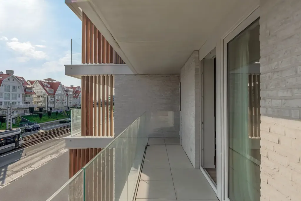 Balcony - New Apartment with Spacious Terrace in Nieuwpoort