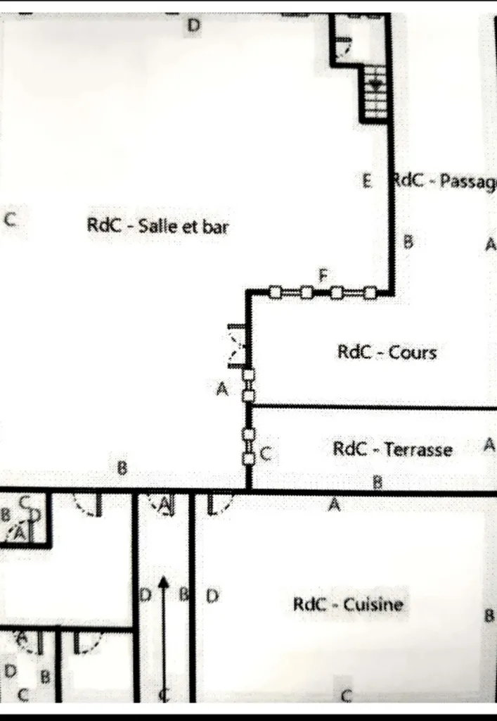 Plan - Tènement Immobilier avec Jardins à Lyon 7