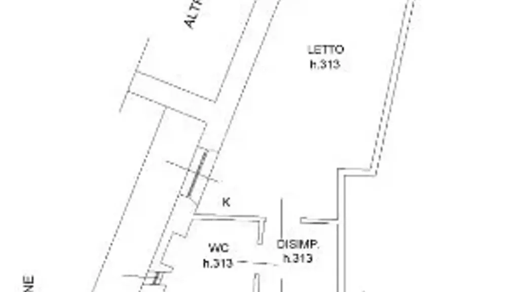 Plan - Armed Two-Bedroom Apartment in Milan