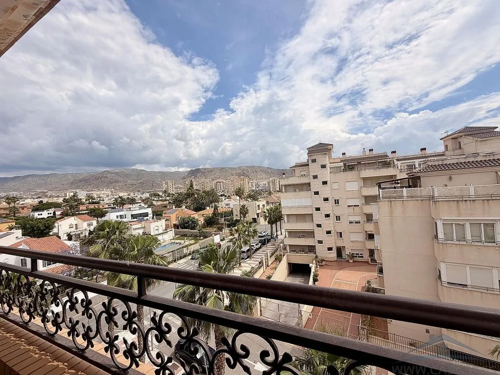 Balcony - T4 Apartment with Pool in Aguadulce Sur