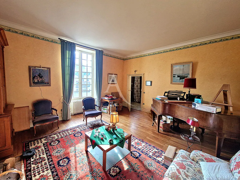 Séjour - Maison de Maître avec Jardin à Châteauneuf-sur-Sarthe