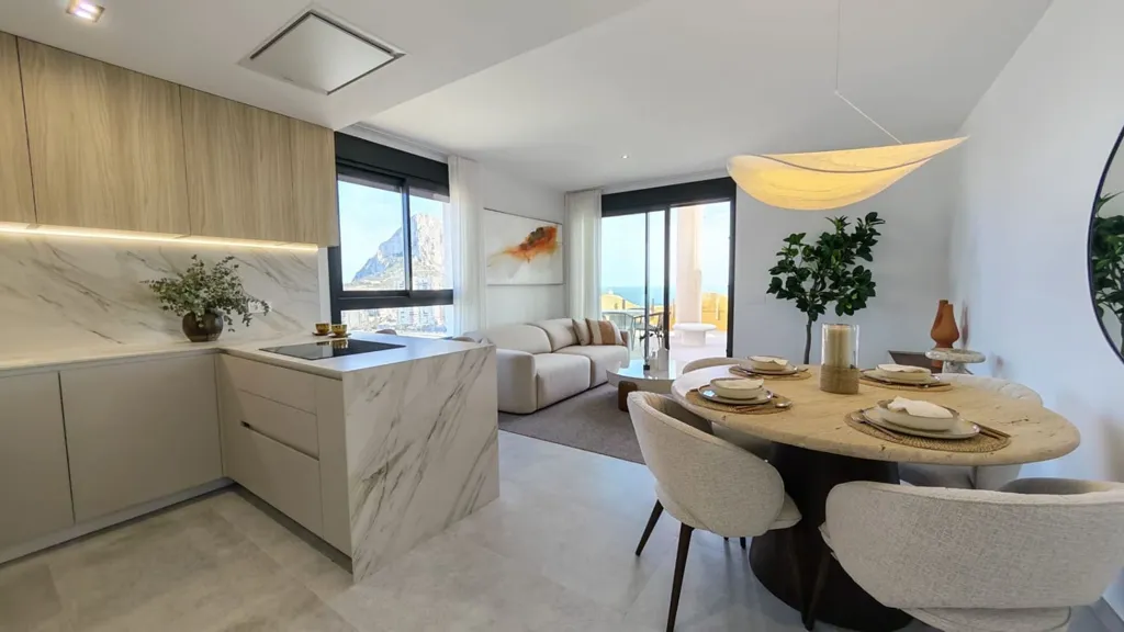 Cuisine - Modern Apartment with Sea View in Calpe