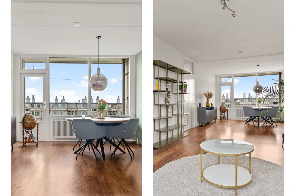 Séjour - Apartment with City View on Dommeringdreef, Utrecht