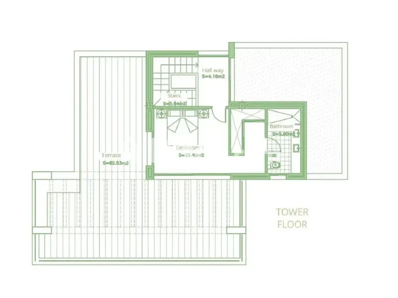 Plan - Luxury Duplex with Sea Views in Estepona