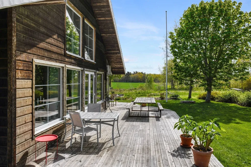 Terrasse - Villa with Garden and Views in Strö