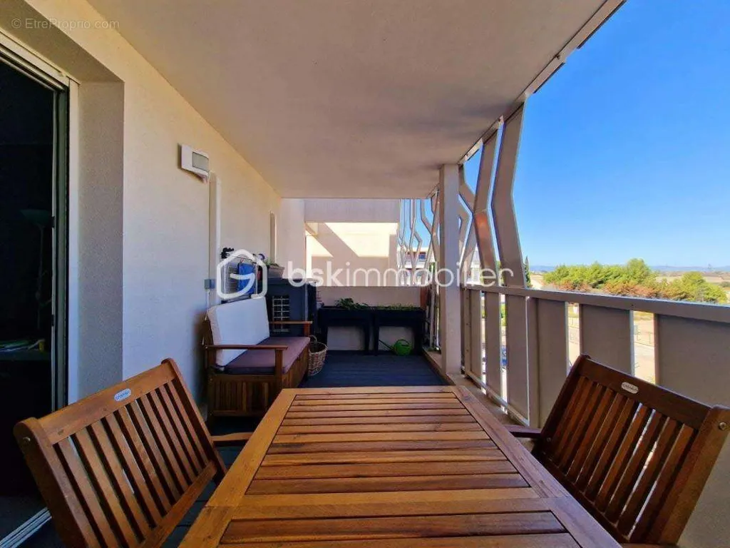 Balcon - Appartement avec terrasse et parking dans résidence sécurisée
