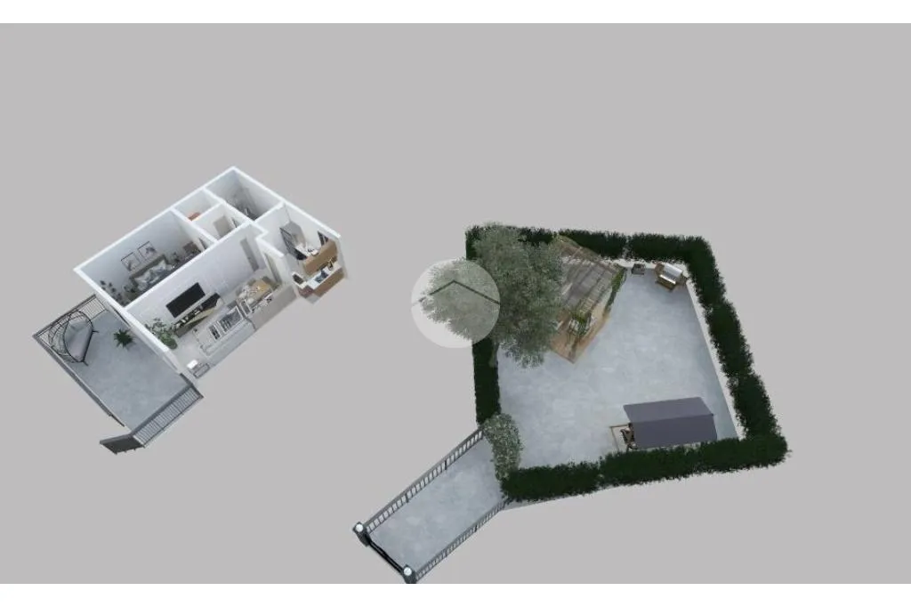 Semi-Independent House with Private Garden in Terni