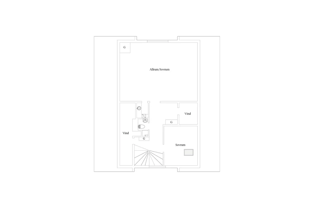 Planimetria - Funkis Villa with Garden in Örgryte