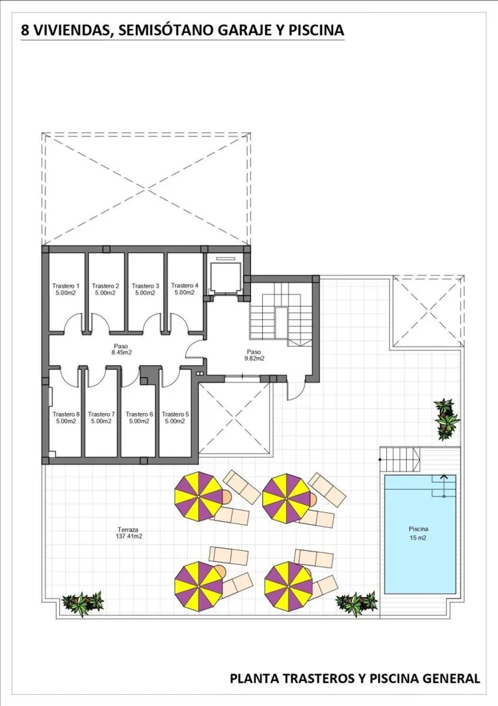 Plan - New Build Apartment with Pool in Lo Pagan