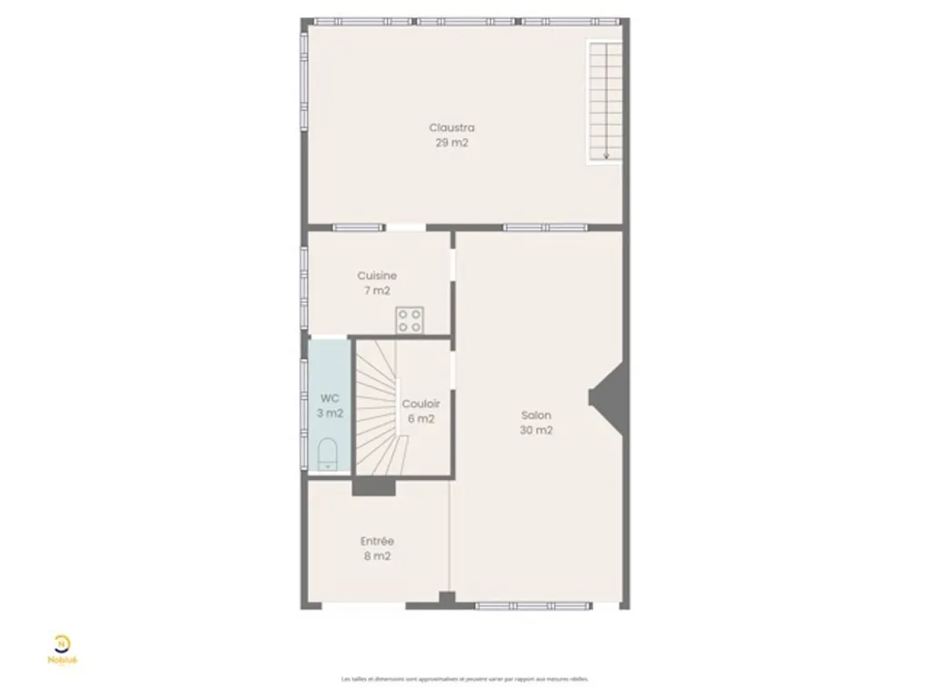 Floor Plan - Spacious House with Garden in Stembert Centre
