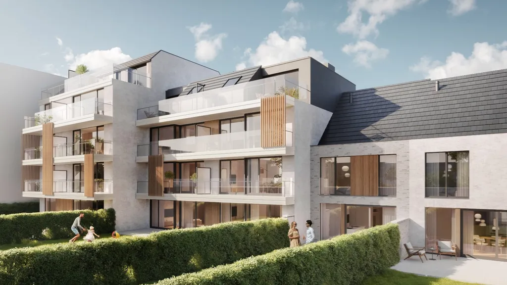 Newly Built Apartment with Terrace in Harelbeke