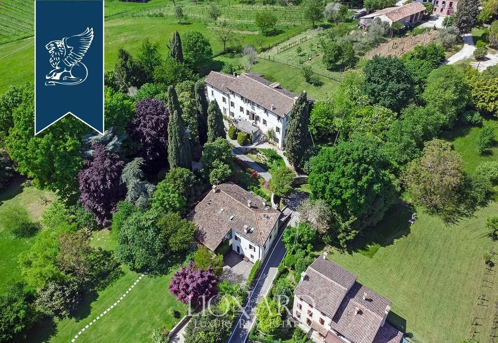 Õhuvaade - 16th-Century Villa with Panoramic Views in Asolo