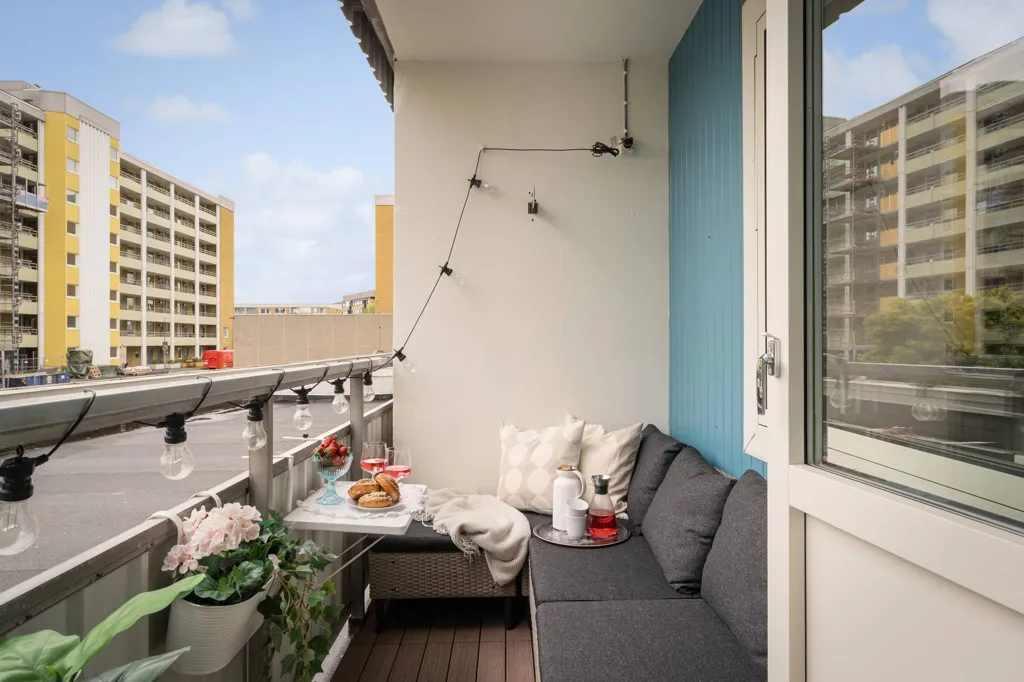 Balcon - Apartment with West-Facing Balcony in Majorna