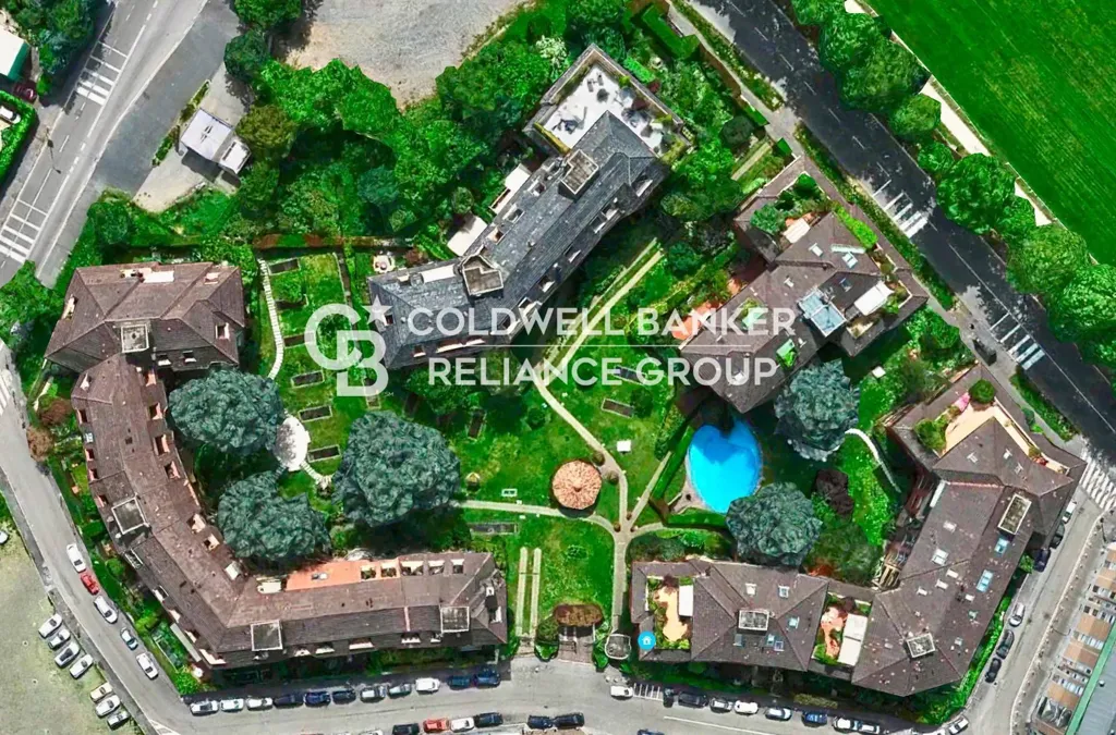 Vue aérienne - Renovated Flat with Pool in Milan, San Siro