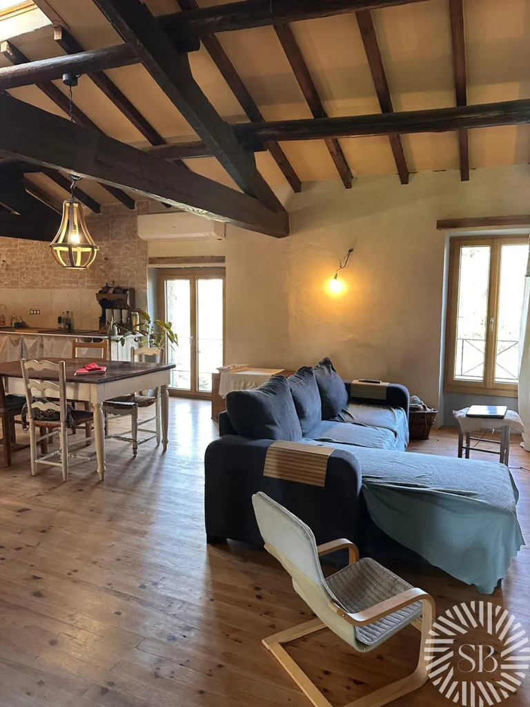 Living Room - Authentic Mas with Large Garden in Noves