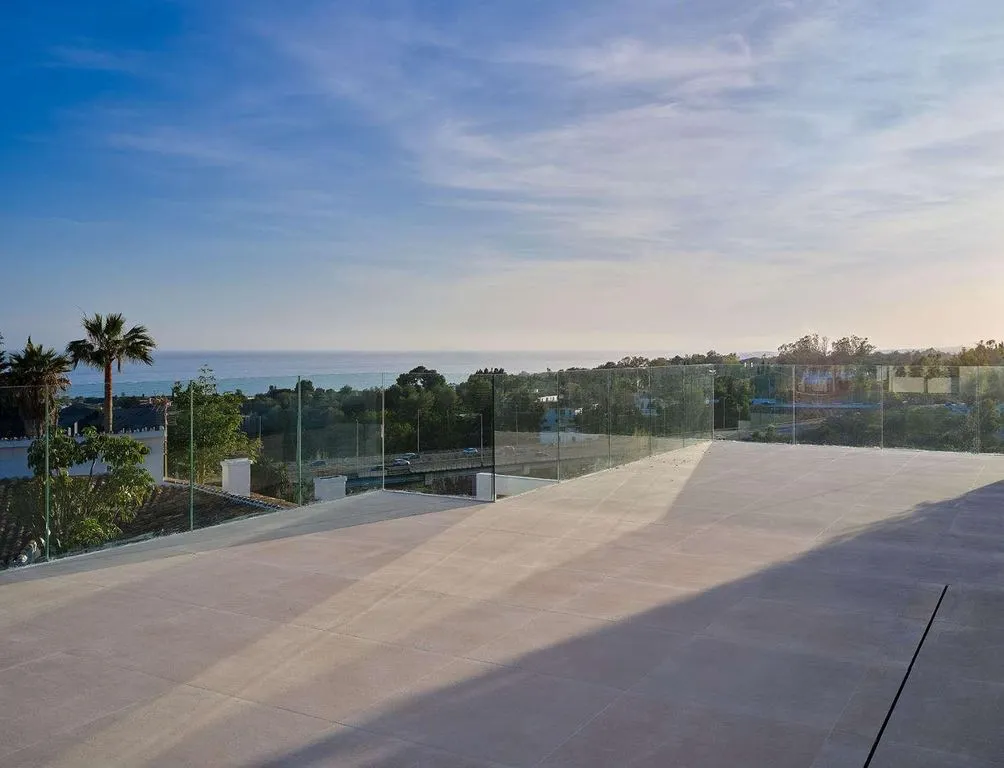 Terrasse - Luxury Villa with Sea View in Marbella