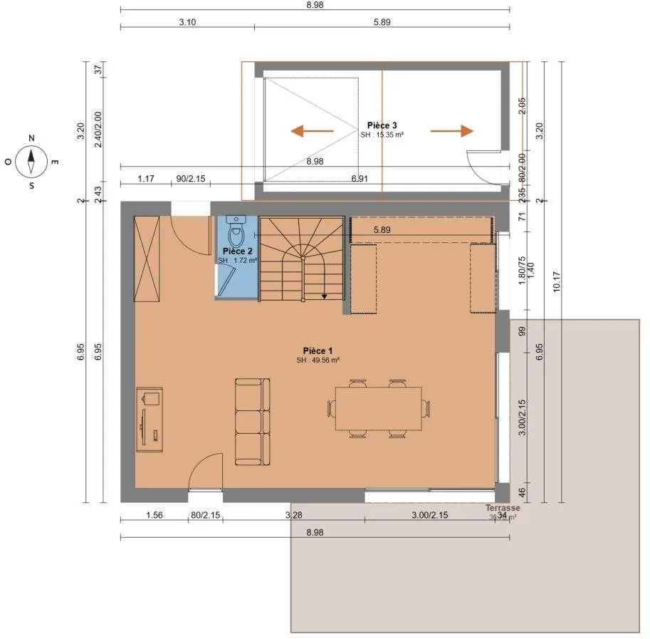 Plan - Maison à Construire avec Jardin à Anneyron