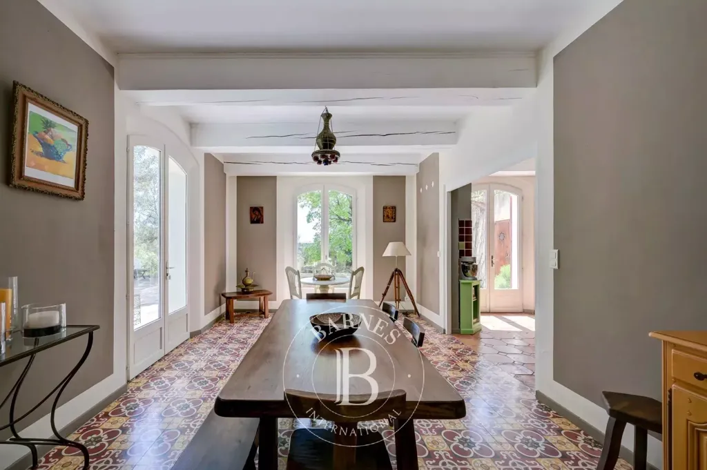 Dining Room - Bastide with Panoramic View in Aix-en-Provence