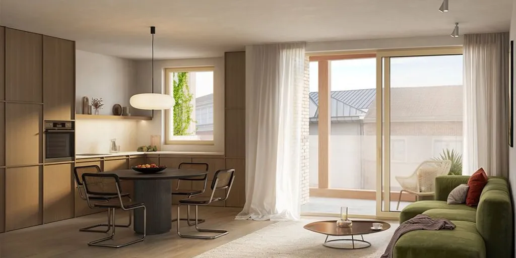 Appartement Neuf avec Terrasse à Wondelgem