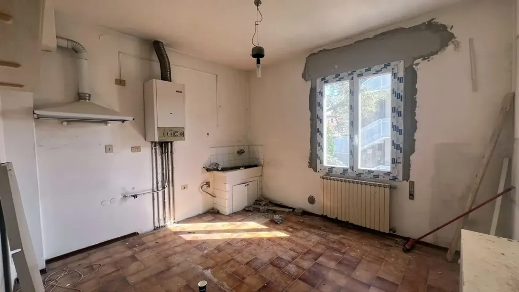 Cuisine - Fully Refined Apartment with Balcony in Rimini