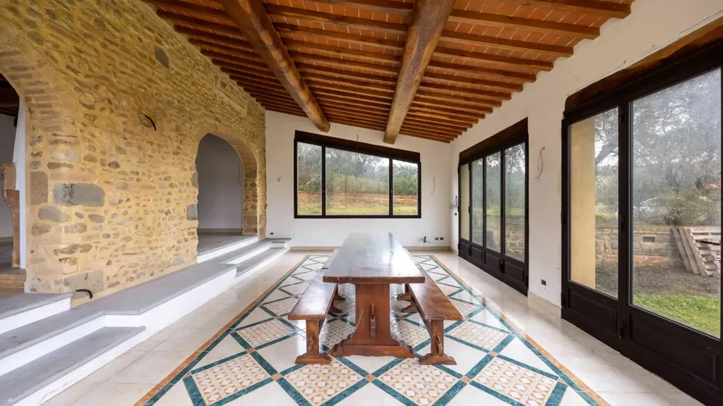 Terrace - Rustic Complex with Garden in Montespertoli